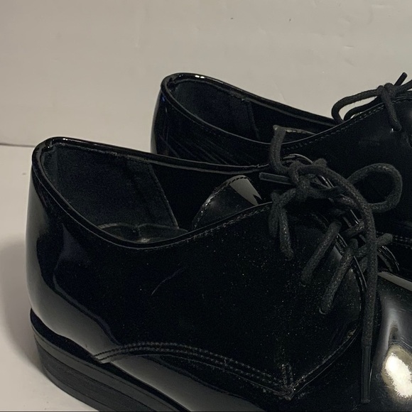 Vangelo black patent Oxford Tux 1 shoe 12M - Picture 11 of 13